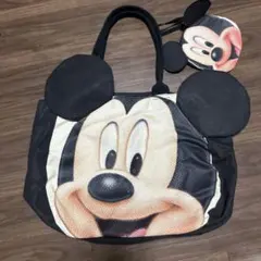 ディズニー ミッキーマウス　ポーチ付きトートバッグ