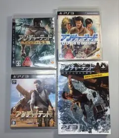 アンチャーテッド シリーズ 3本セット ➕公式ガイドブック1冊PS3