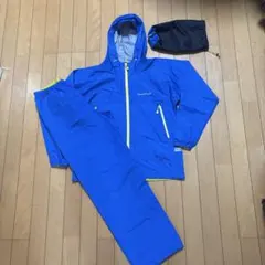 mont-bell レインウェア（上下セット） 青　kid's 160cm