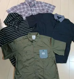 【値下・単品不可】メンズ服まとめ売り 計4点 ユニクロ他 LL シャツ