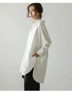 ラジュール　シャツ　ロングシャツ　チュニック　ブラウス　オーバーサイズ　日本製のサムネイル