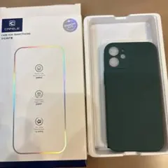 新品未使用品CAFELE iPhone 12 mini ケース ダークグリーン
