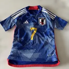 adidas サッカー日本代表 ユニフォーム 三笘薫 7番　キッズ