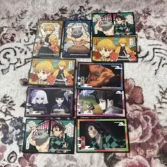 【10点セット】鬼滅の刃竈門炭治郎 栗花落カナヲ 我妻善逸 嘴平伊之助ステッカー