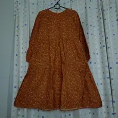 UNIQLO キッズ花柄フランネルワンピース 160サイズ