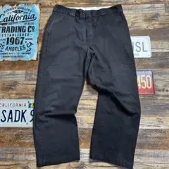 90s USA製 Dickies 874 / フェードブラック / ワークパンツ