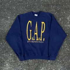 90s Hanes GAP ブート スウェット ネイビー