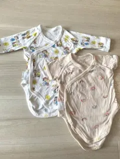 ユニクロ　ロンパース　ベビー肌着　スヌーピー