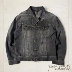 【先染めブラック】Lee SLIM JACKET XL#117