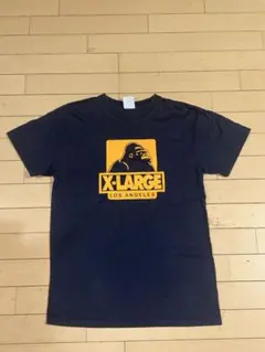 X-LARGE ゴリラプリント Tシャツ Sサイズ ネイビー