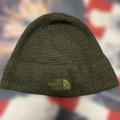 THE NORTH FACE ニット帽 中古オリーブグリーン