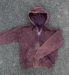 DIESEL y2k ストリート ワインレッド セットアップ パーカー