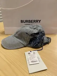 BURBERRY ロゴ ジャカード ベースボールキャップ Lのサムネイル