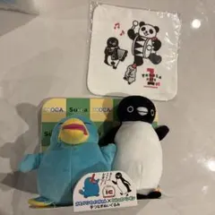 未使用】カモノハシのイコちゃん×Suicaのペンギン フードぬいぐるみ