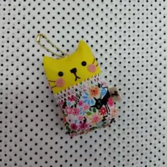 猫のマスコット②　猫柄　ハンドメイド