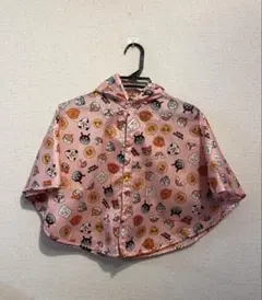 アンパンマン　レインコート　ピンク