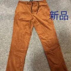 新品XLコーデュロイパンツ(ウエストゴム)
