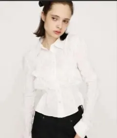 SLY ランダム シャーリング トップス