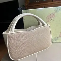 着物　京都伊と忠　パナマバッグ　貴重！のサムネイル