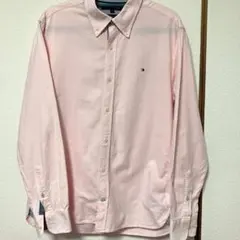 TOMMY HILFIGER ピンク 長袖シャツ L