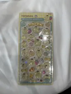 サンリオ　第二弾　ボンボンドロップシール　ポムポムプリン