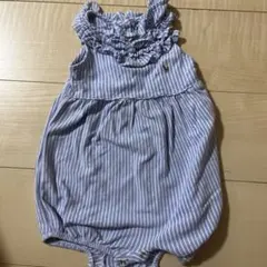 ポロ・ラルフ・ローレン^ ^75センチ⭐︎ストライプロンパース！！