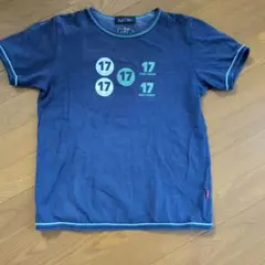 Eastboy 半袖Tシャツ ネイビー 17ロゴ Mサイズのサムネイル