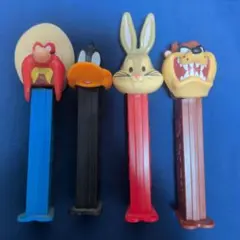 PEZ ペッツ ルーニーテューンズ ディスペンサー 4本セット