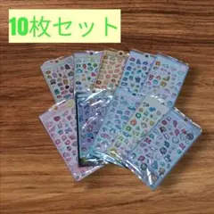 ぷくぷくシール ボンボンドロップシール 韓国 人気 3D立体シール