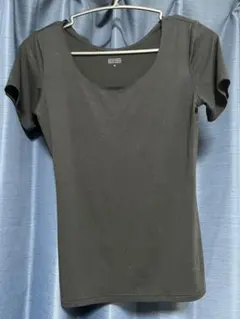 [UNIQLO]ユニクロ ヒートテック 半袖/黒/Mサイズ