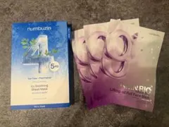 ナンバーズイン パック フェイスマスク 4番 5枚 / 9番 3枚