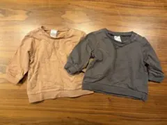 H&M ベビー トレーナー 2枚セット 4-6months