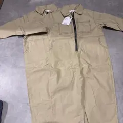 双子　ペアマノン　ペインターサロペ　ベージュ　バラ売り可