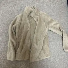 ベージュ フリースジャケット XL