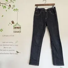 サムシング/Venus Jean デニムパンツ ネイビー 30インチ