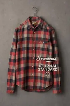 Soundman Journal Standard チェックネルシャツ 38