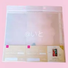 【2個】 6リングファイル用 A5 クリアポケット 2L判写真サイズ 8枚入