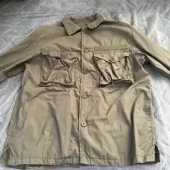 カーキ ミリタリージャケット 4ポケット