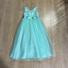 フォーマルドレス ミントグリーン 130cmのサムネイル