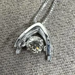 ゆきざきネックレス Pt900プラチナ ダイヤ0.20ct - メルカリ