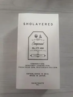 【新品未使用未開封】SHOLAYERED COMPOUND No.4 50mlのサムネイル