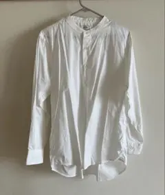 新品　CIOTA Band Collar Long Sleeve Shirt