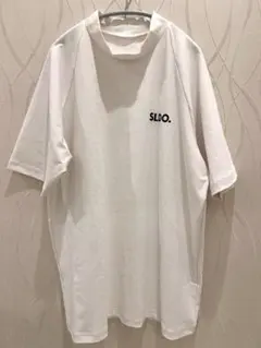 SLDO. ハイネックホワイトTシャツ　XXL
