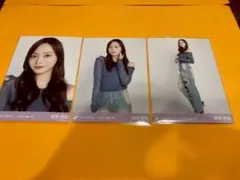 乃木坂46 【梅澤美波】 レイヤードトップス 生写真 ３種コンプ