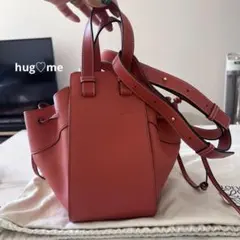 ロエベ ハンモック ドローストリング ミニ 2WAYハンドバッグ オレンジ