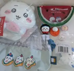 ちいかわベーカリー　ランチ巾着　エニマイくじ　ぬいぐるみ　　ポーチ ちいかわベーカリー ランチ巾着 エニマイくじ ぬいぐるみ ポーチ