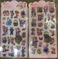 ズートピア　空気シール　2シートセット