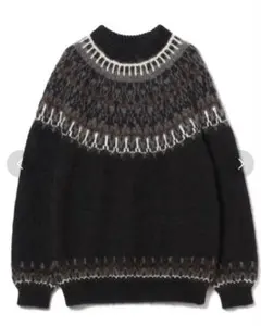 BEAMS×yonetomiNEW BASIC別注モヘアウールノルディックニット