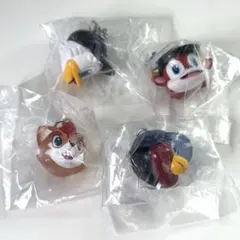 【4点セット】プロ野球マスコット めじるしアクセサリー つば九郎バファローブル他