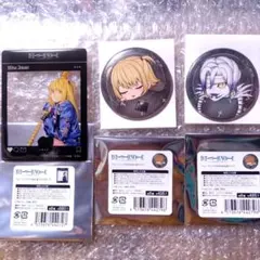 DEATH NOTE　弥海砂　レム　ふわみん缶バッジ　SNS風アクリルカード